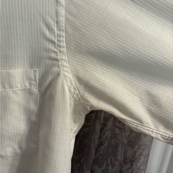 Christian Dior | Vintage White Button Up | Size 15 1/2 32-33 - Picture 6 of 10